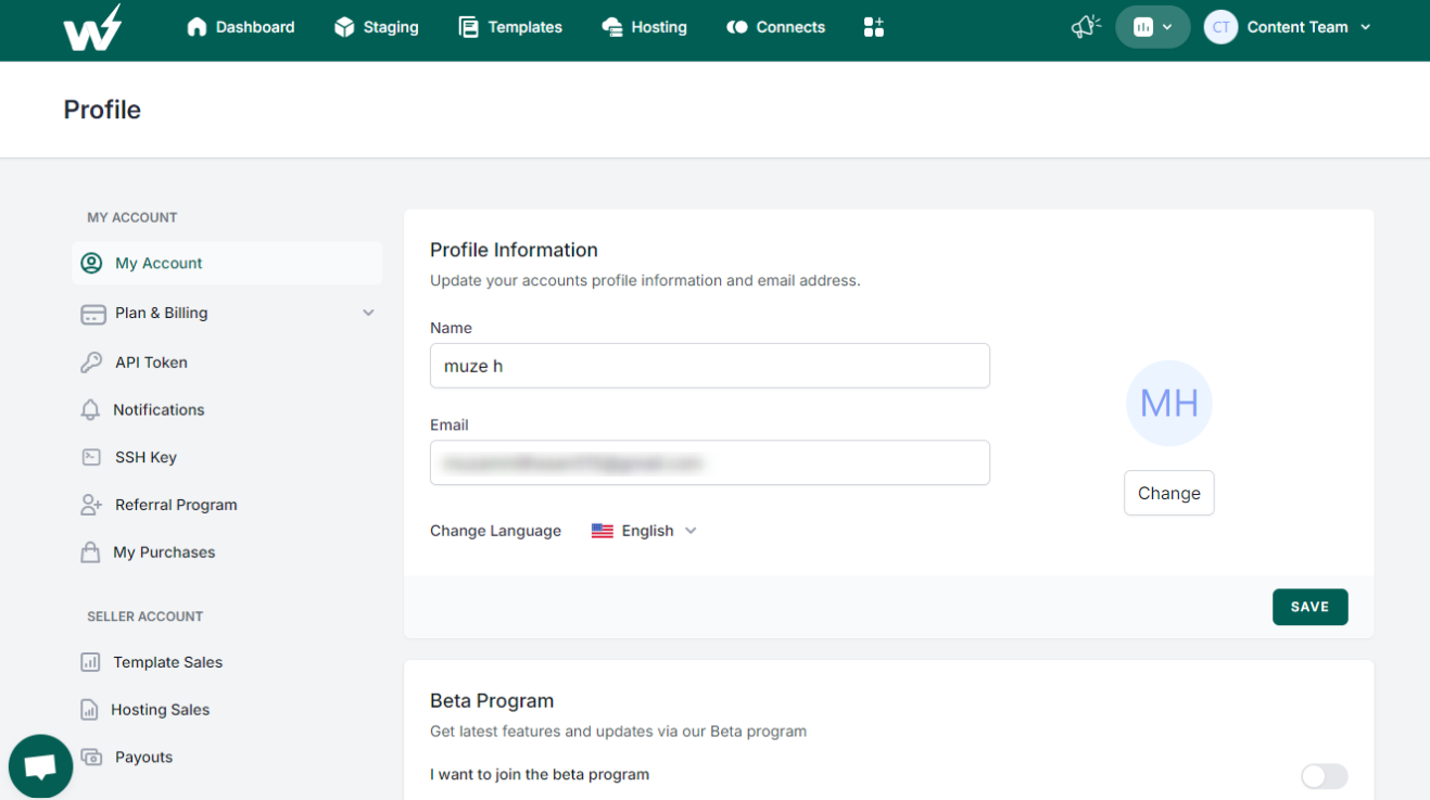 Set a price for your template (or waive the price if the client buys hosting).