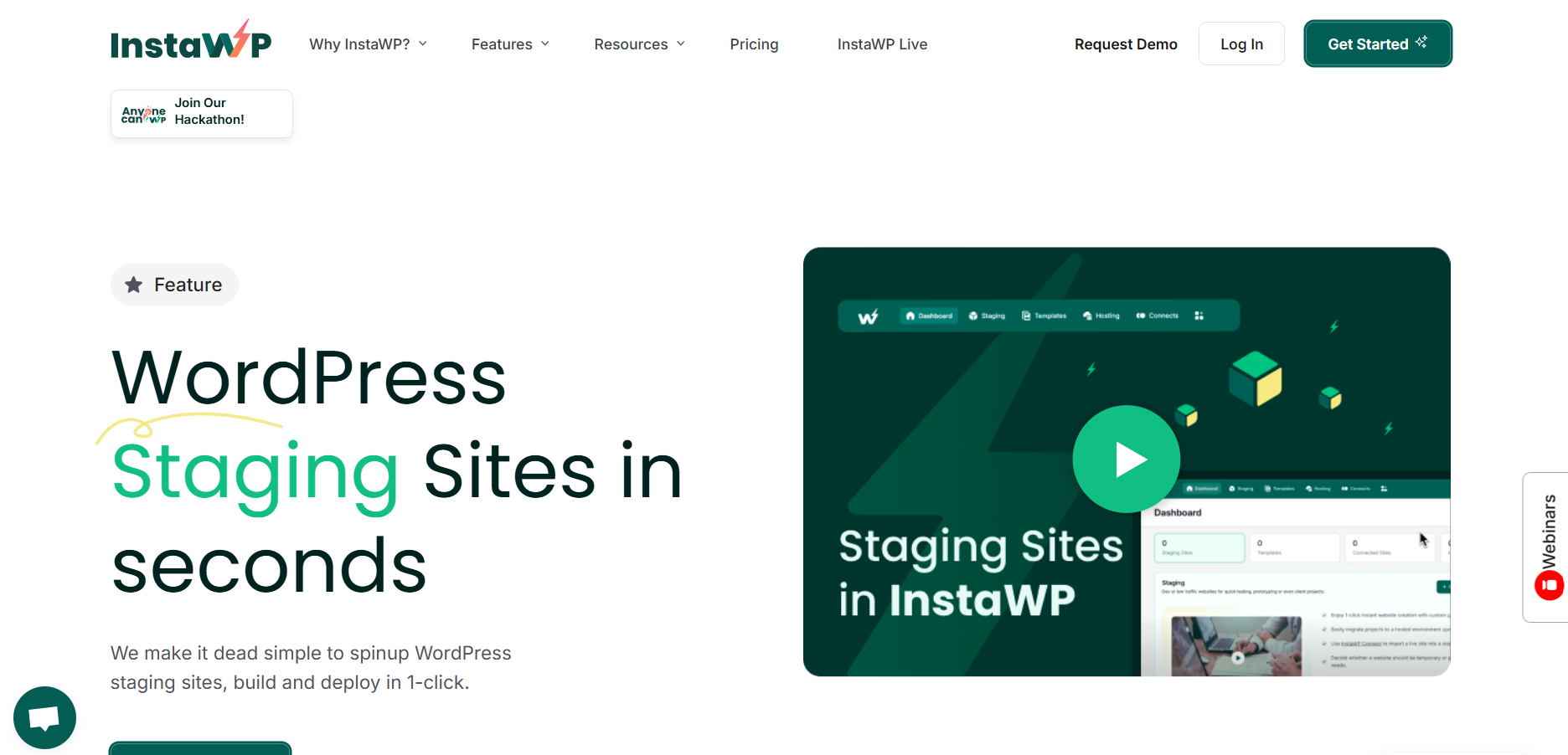 WordPress Staging Sites by InstaWP