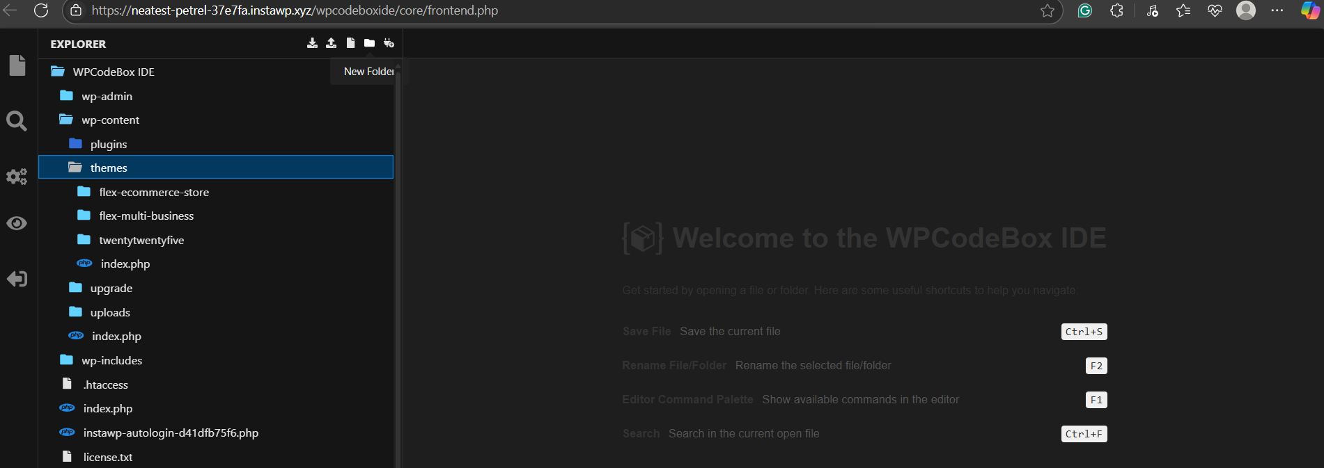 Step 2: Create Your Custom Theme Folder: screenshot from the guide How to Start With Custom WooCommerce Theme Development in 2026 (screen 3 of 4)