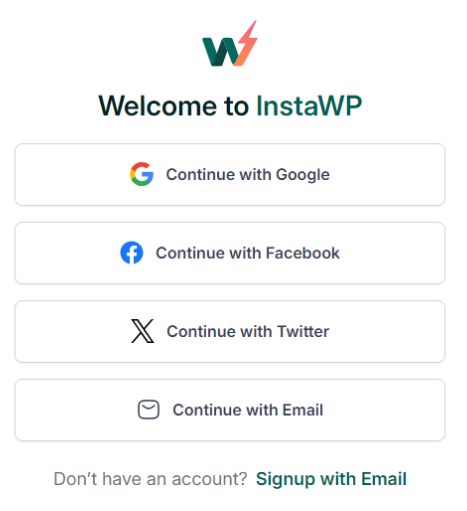 Signup to InstaWP  staging site to test Elementor WordPress before using 