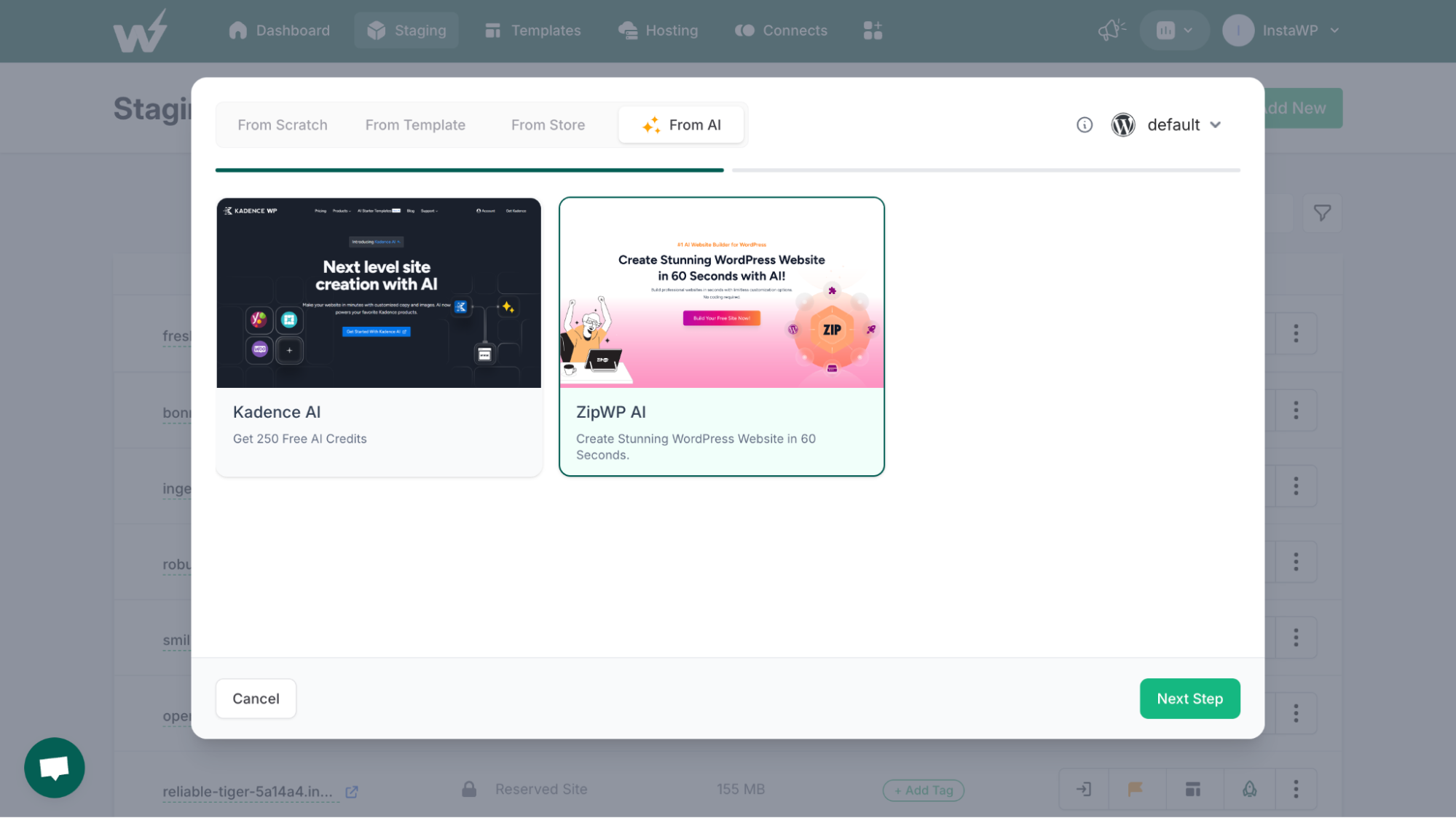 ZipWP Integration: Build 1-Click Websites with AI