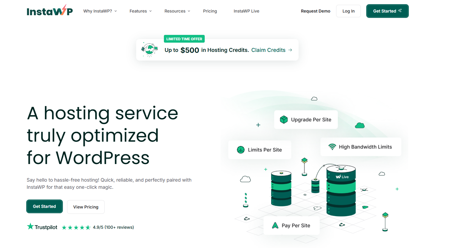InstaWP hosting- the best managed WordPress hosting provider