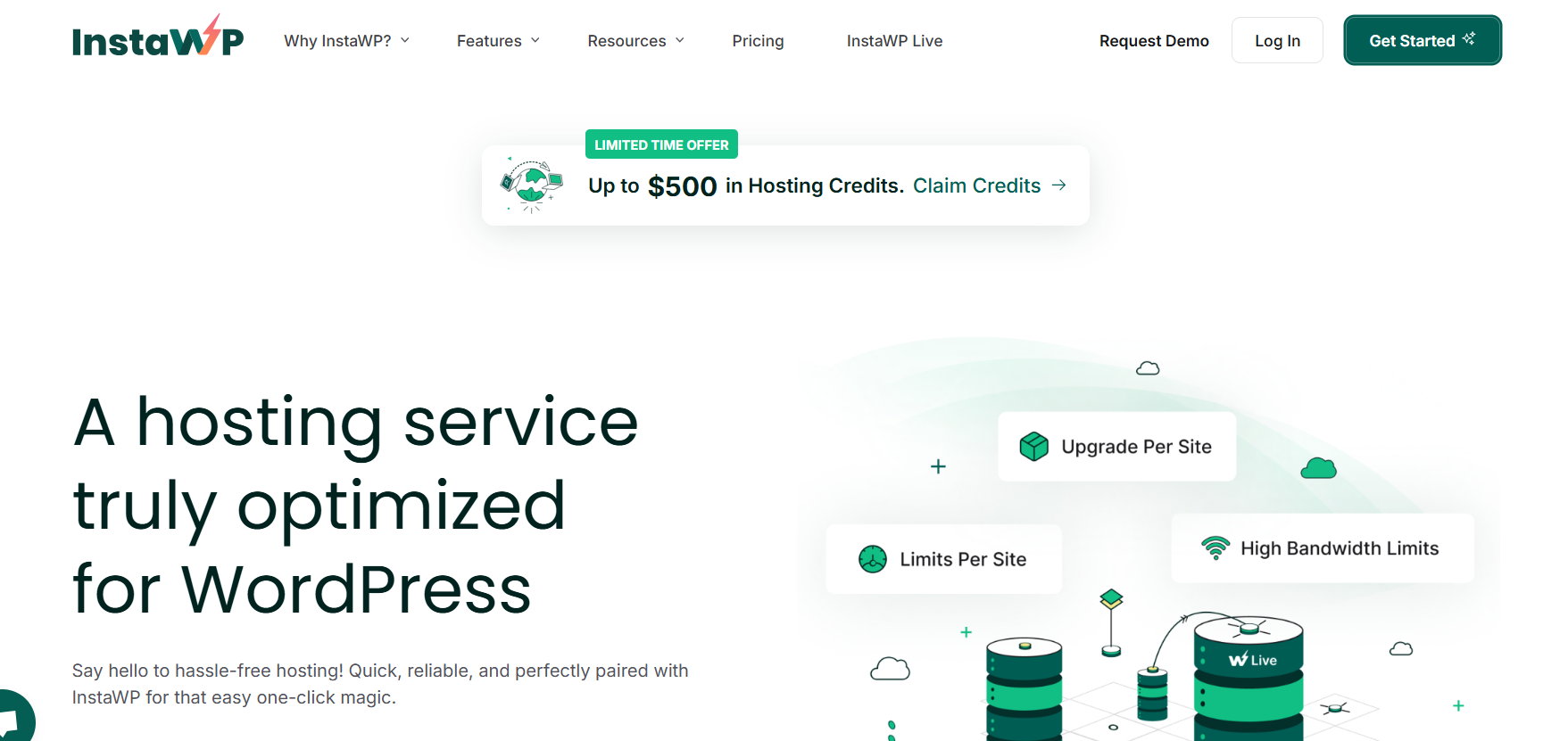 InstaWP hosting - Best DreamHost Alternative