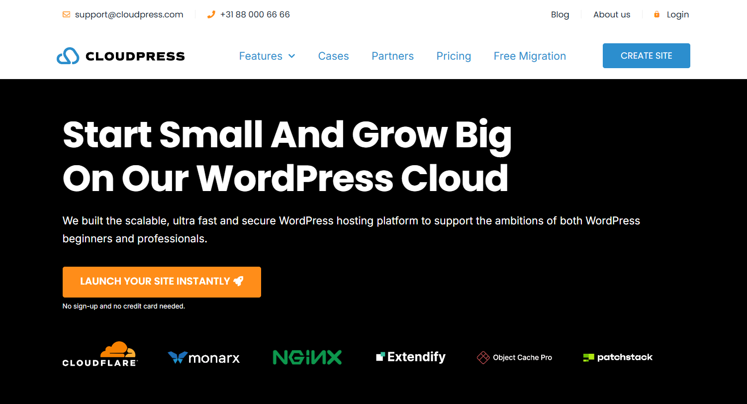 CloudPress as a reliable DreamHost Alternative