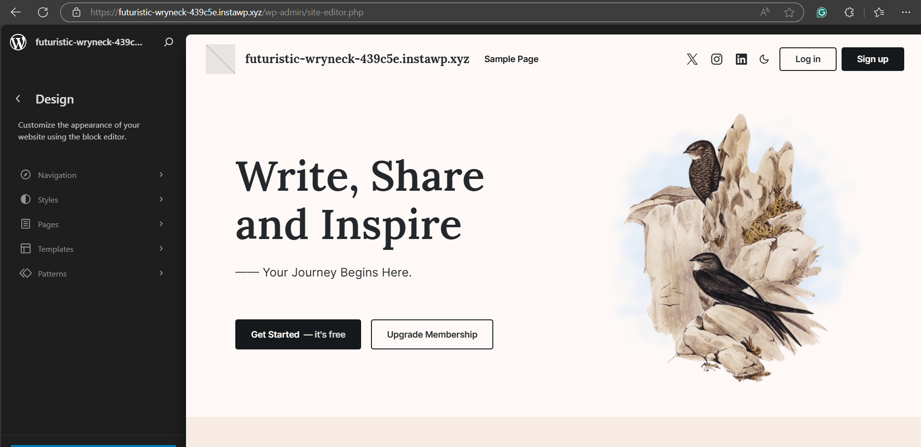 How to Set Up the WordPress Loop in Block Themes, screenshot from the guide What is WordPress Loop (step 1 of 4)