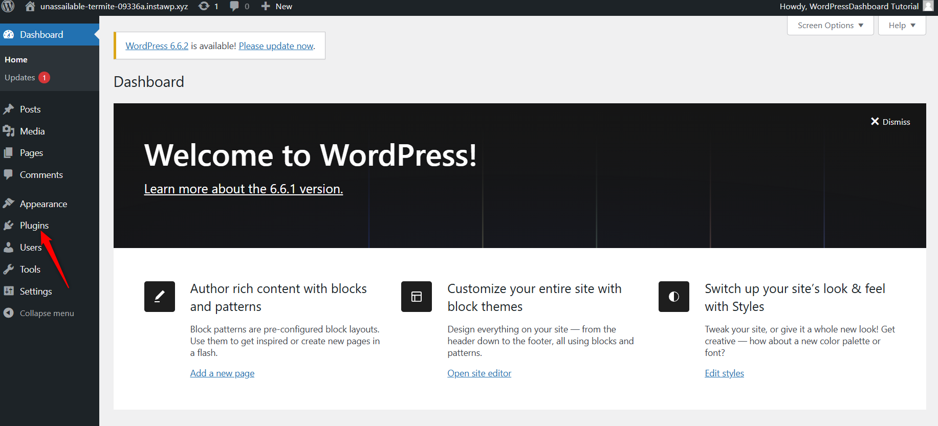 Add New Plugin ‘ InstaWP Connect’ on WordPress Site 
