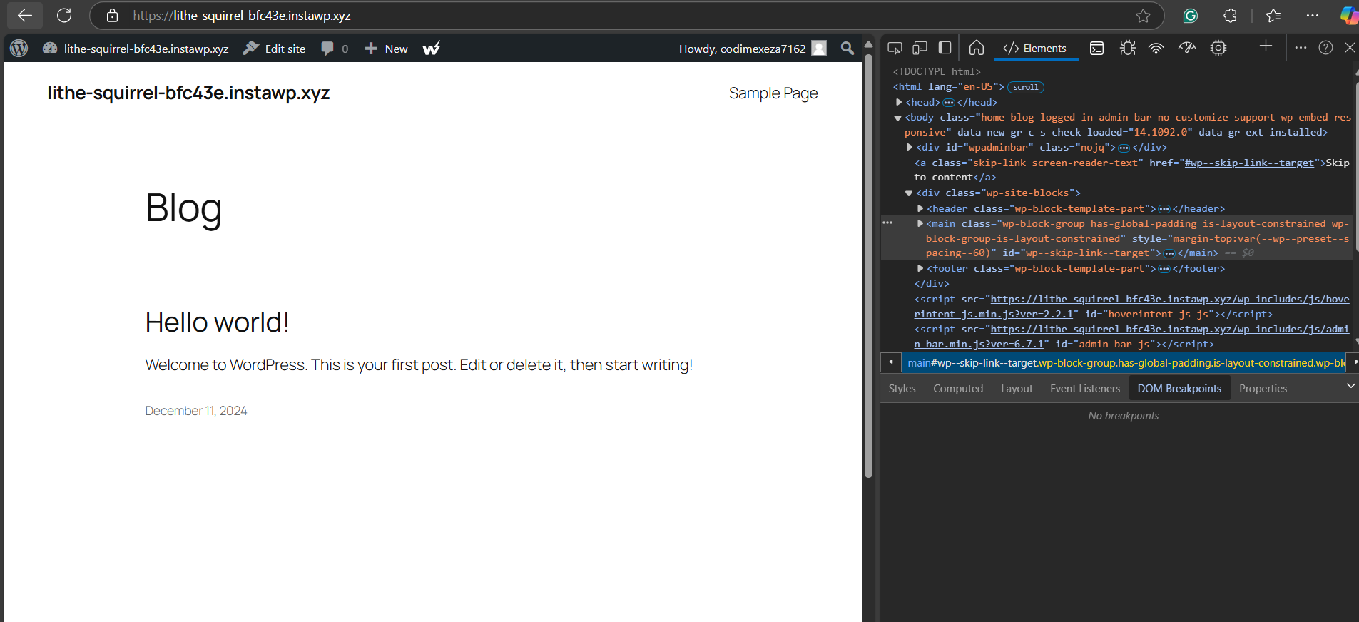 Hit Enter to access the RSS feed content. (step 1 of 3)