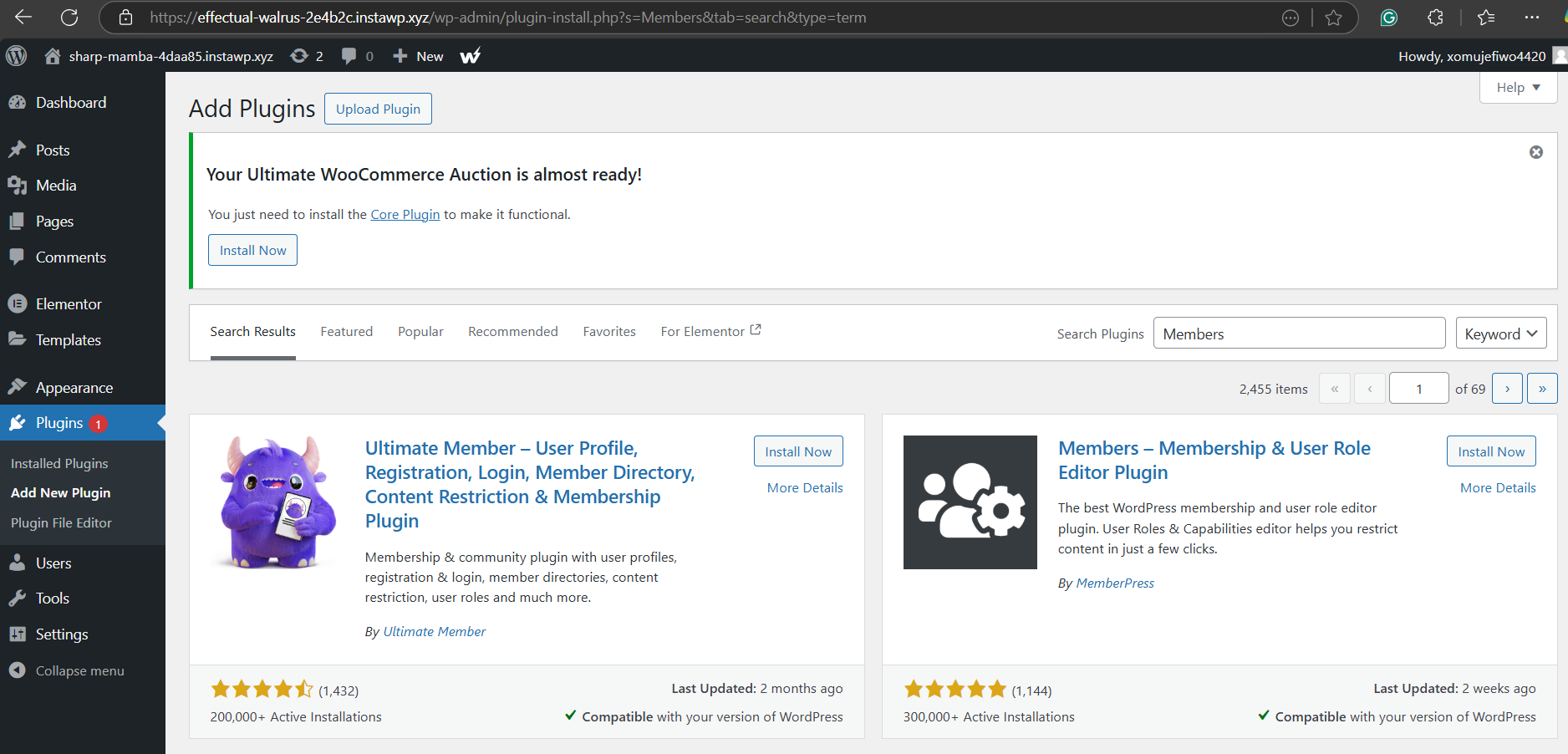 Install user activity log plugins to edit WordPress user activity logs. 