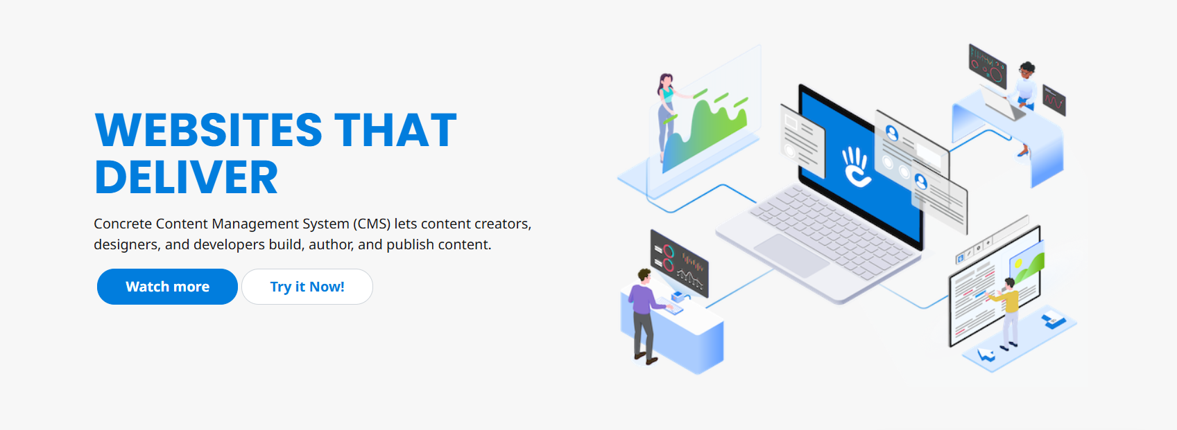 The Introducing Concrete5 website