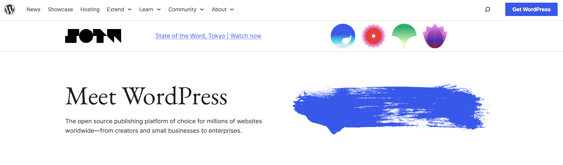 The WordPress Overview website
