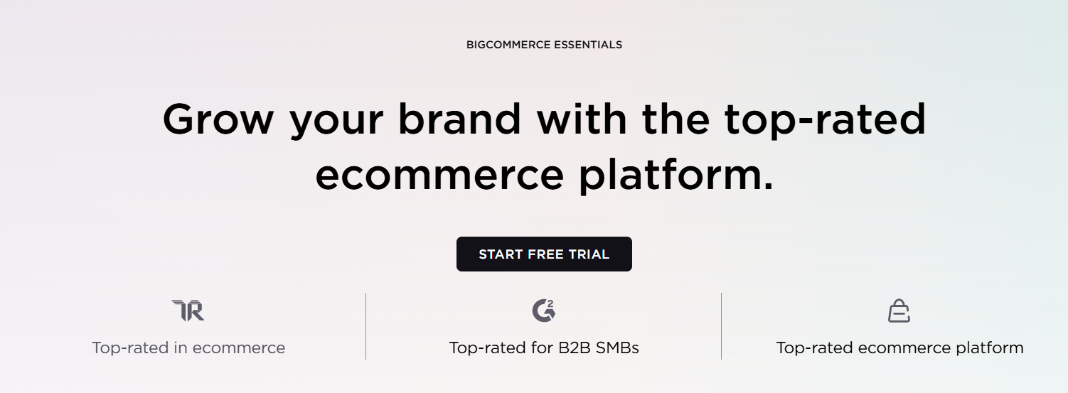 5. BigCommerce: Scalable E-commerce Solution: screenshot from the guide WordPress vs. SaaS-Based Platforms: Which One to Choose