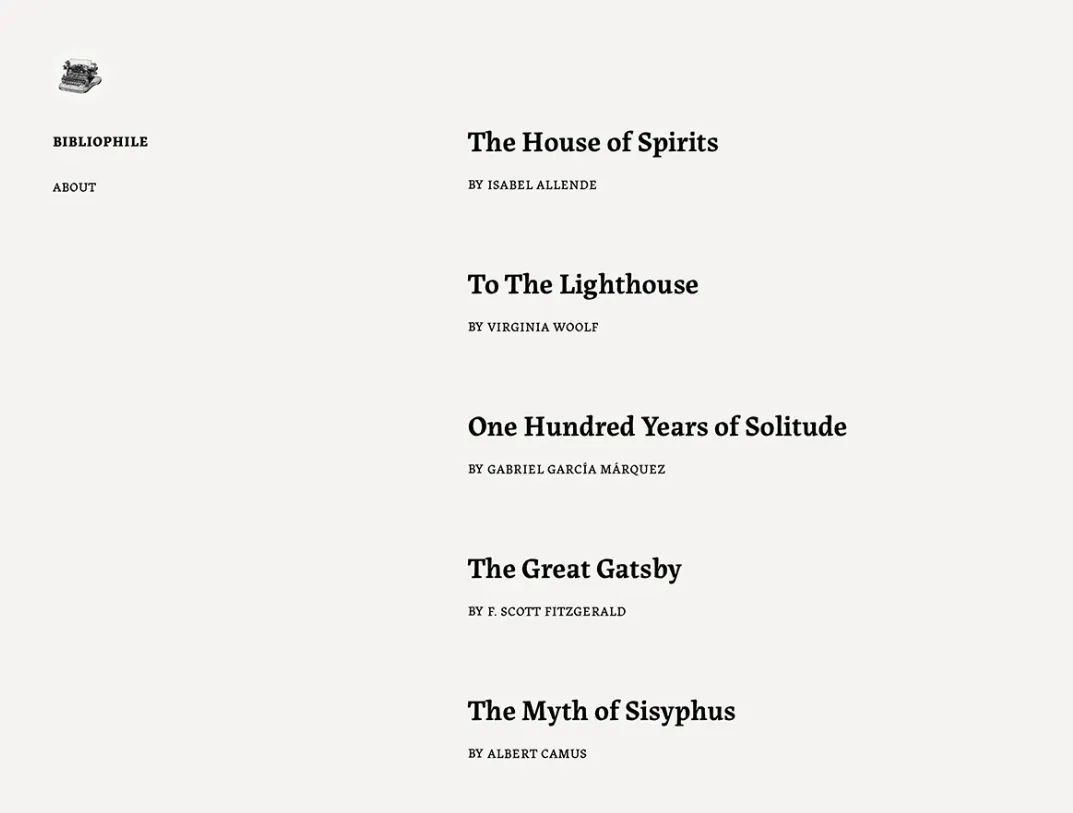 Demo homepage of the Bibliophile free WordPress theme, a layout novelists and authors can use for an author website