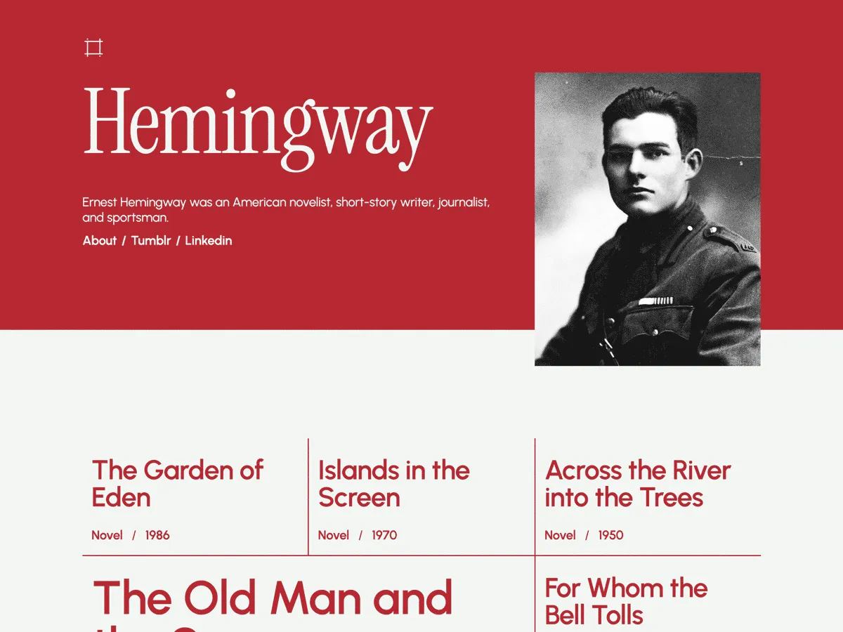 Official WordPress.org screenshot of the Retrato free WordPress theme, a layout novelists and authors can use for an author website