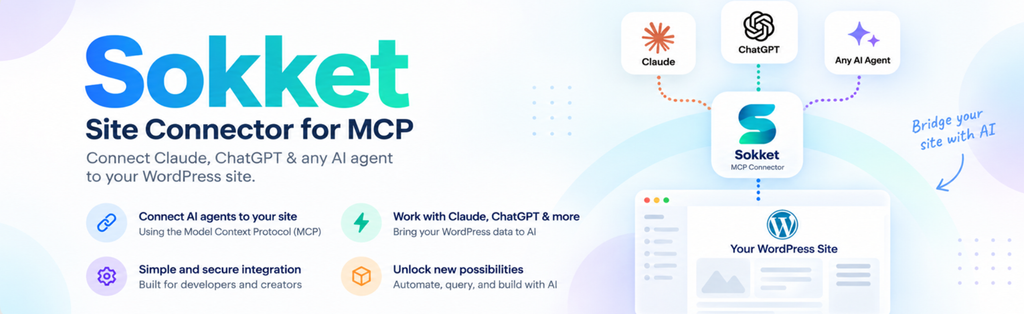 Sokket WordPress MCP plugin 