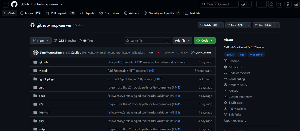 Does GitHub have an official MCP server?