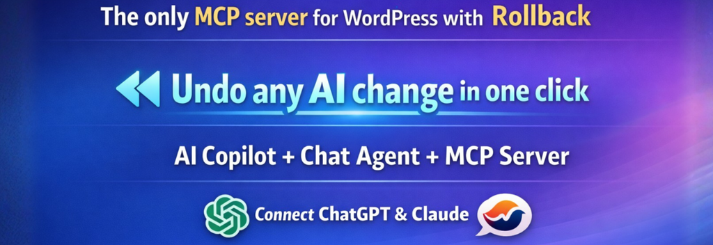 Flex MCP WordPress MCP plugin 
